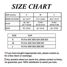 Load image into Gallery viewer, Lemedy Women Padded Sports Bra Fitness Workout Running Shirts Yoga Tank Top
