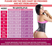Load image into Gallery viewer, Lady Slim Fajas Colombiana Latex Waist Trainer Cincher Trimmer Corset Weight Loss Shaper Black
