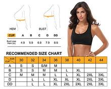 Load image into Gallery viewer, MIRITY Women Racerback Sports Bras - High Impact Workout Gym Activewear Bra Color Black Grey White Size XL
