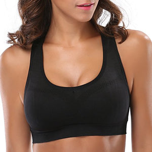 MIRITY Women Racerback Sports Bras - High Impact Workout Gym Activewear Bra Color Black Grey White Size XL