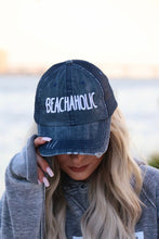 Load image into Gallery viewer, Beachaholic Embroidered Trucker Hat
