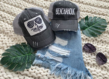 Load image into Gallery viewer, Beachaholic Embroidered Trucker Hat
