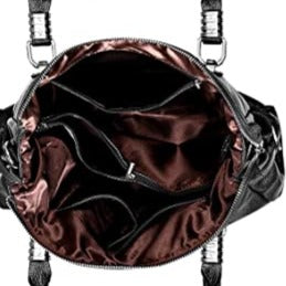 Women's Genuine Leather Shoulder Tote Crossbody Handbag