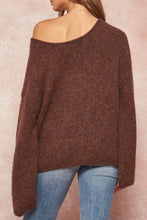 Load image into Gallery viewer, Multicolor Star Fuzzy Knit Loose Sleeve Sweater -Size Small Available
