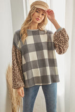 Load image into Gallery viewer, Plaid Patterned Long Sleeve Top - Size Small Available
