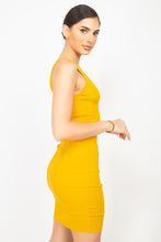 Load image into Gallery viewer, Scoop Neck Bodycon Mini Dress
