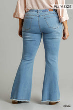 Load image into Gallery viewer, High Rise Stretch Denim Wide Leg Flare Jeans

