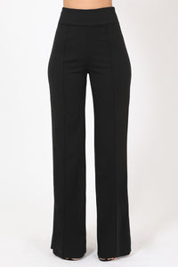 Perfect Fit Solid Pants - Black