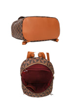 Load image into Gallery viewer, Curved Monogram Zipper Backpack
