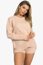 Load image into Gallery viewer, OVERSIZE SWEATER SHORTS LOUNGE SET

